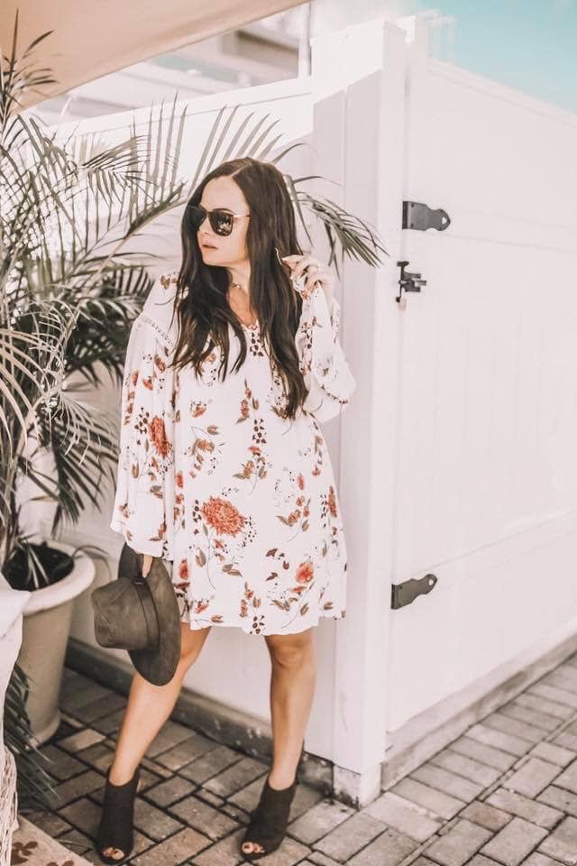 Annie - Floral Boho Dress