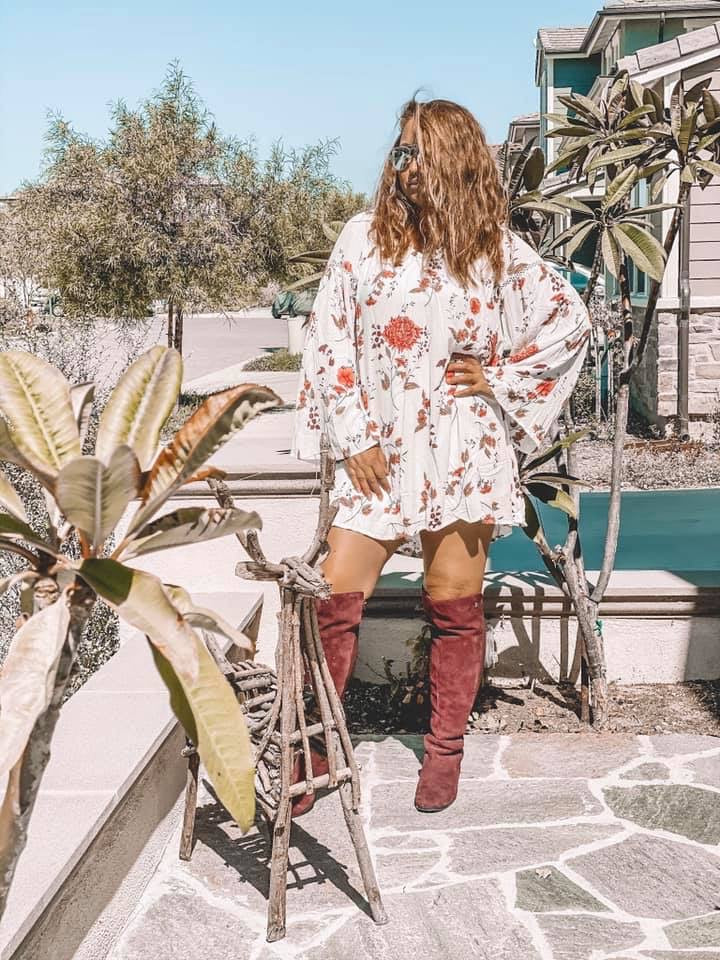 Annie - Floral Boho Dress