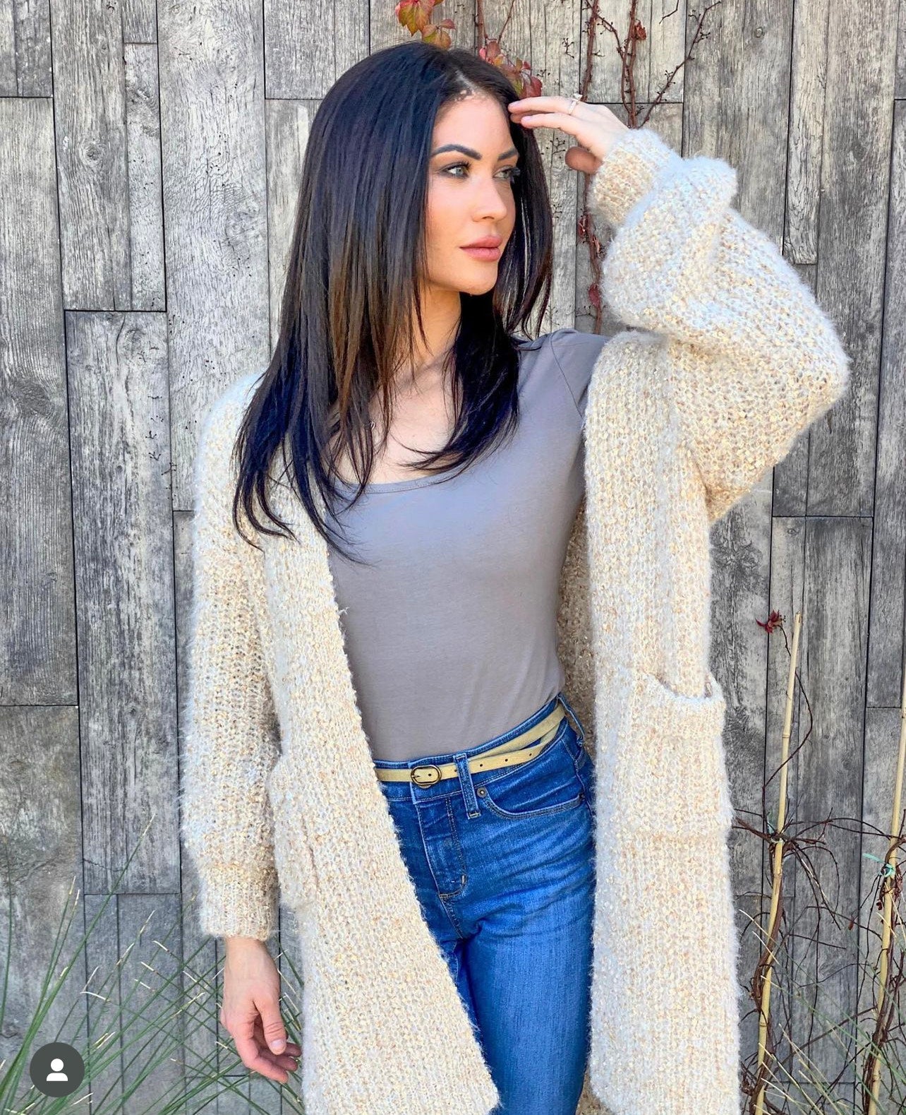 Boone - Mocha Long Sleeved Bodysuit