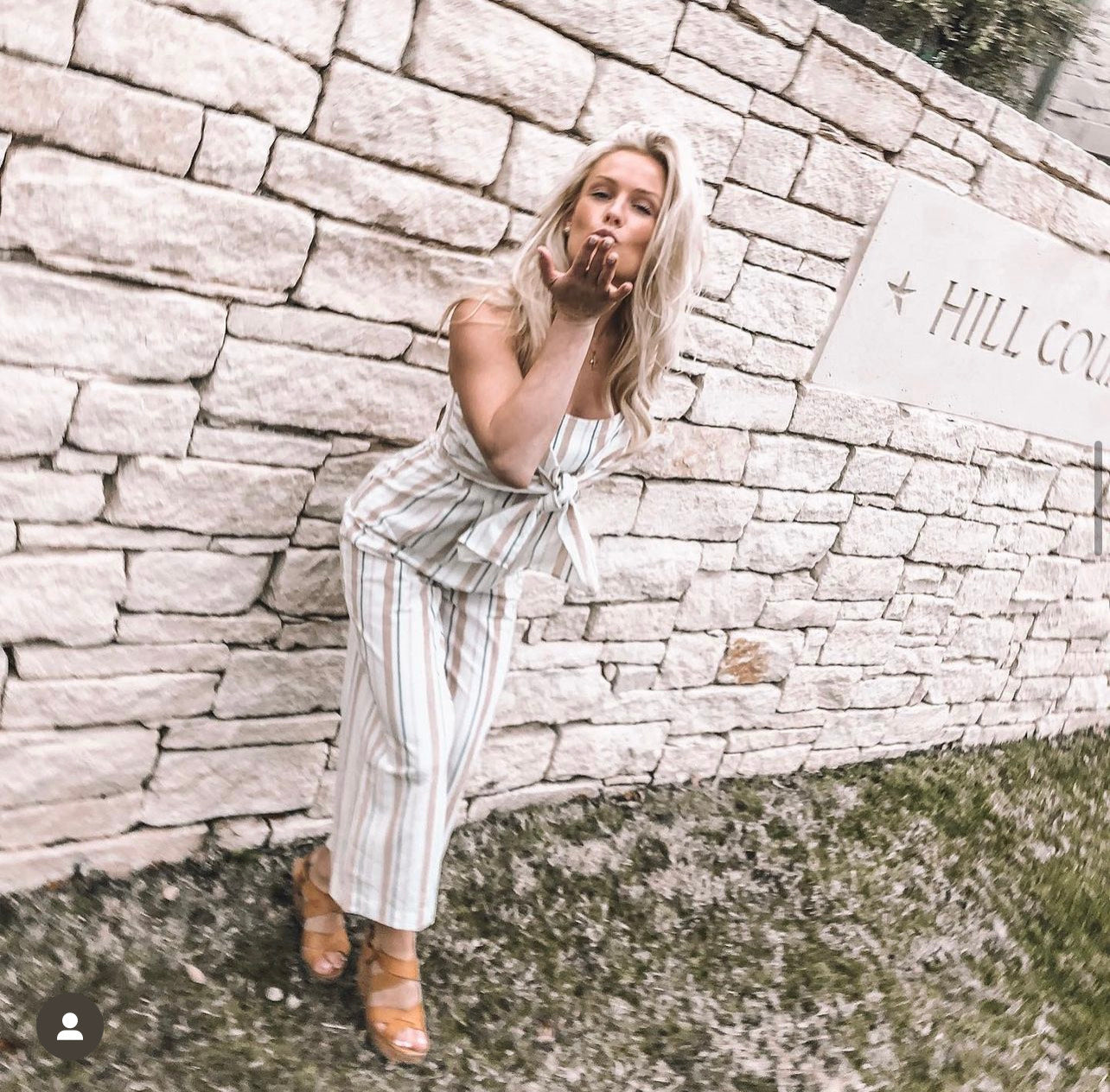 Casey - Striped Jumpsuit