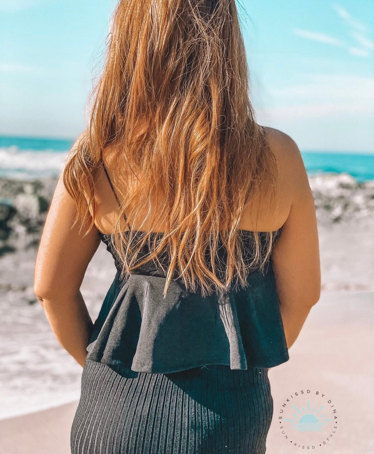 Clifton - Strappy Black Tank