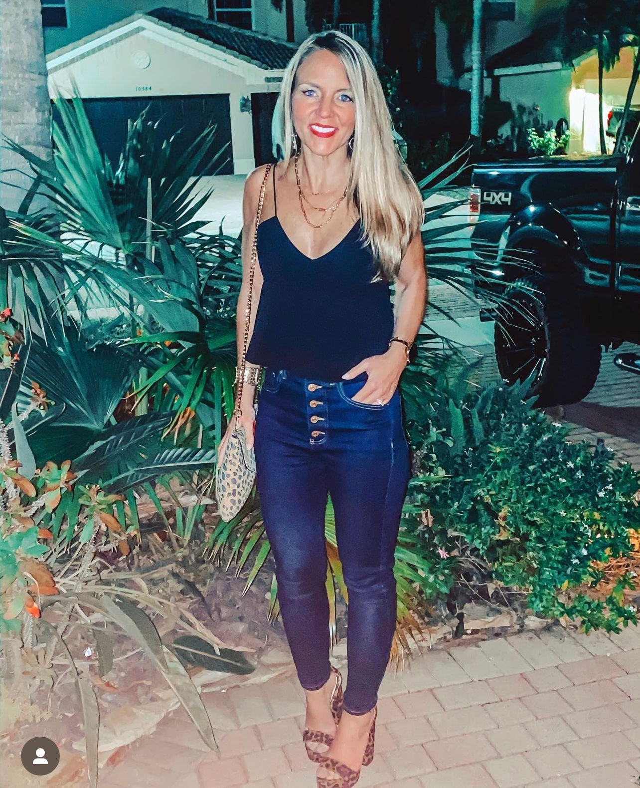 Clifton - Strappy Black Tank