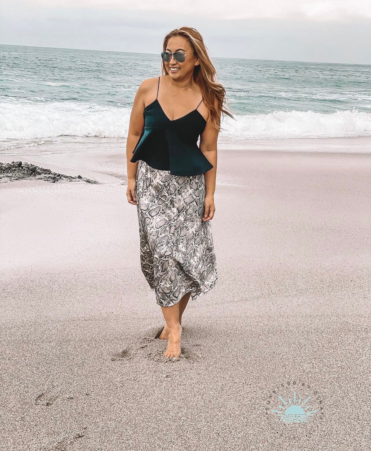 Clifton - Strappy Black Tank