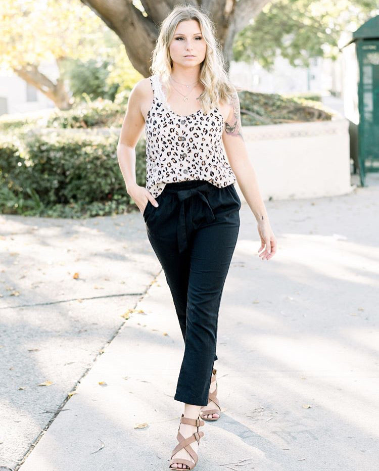 Elsie - Linen Long Pants