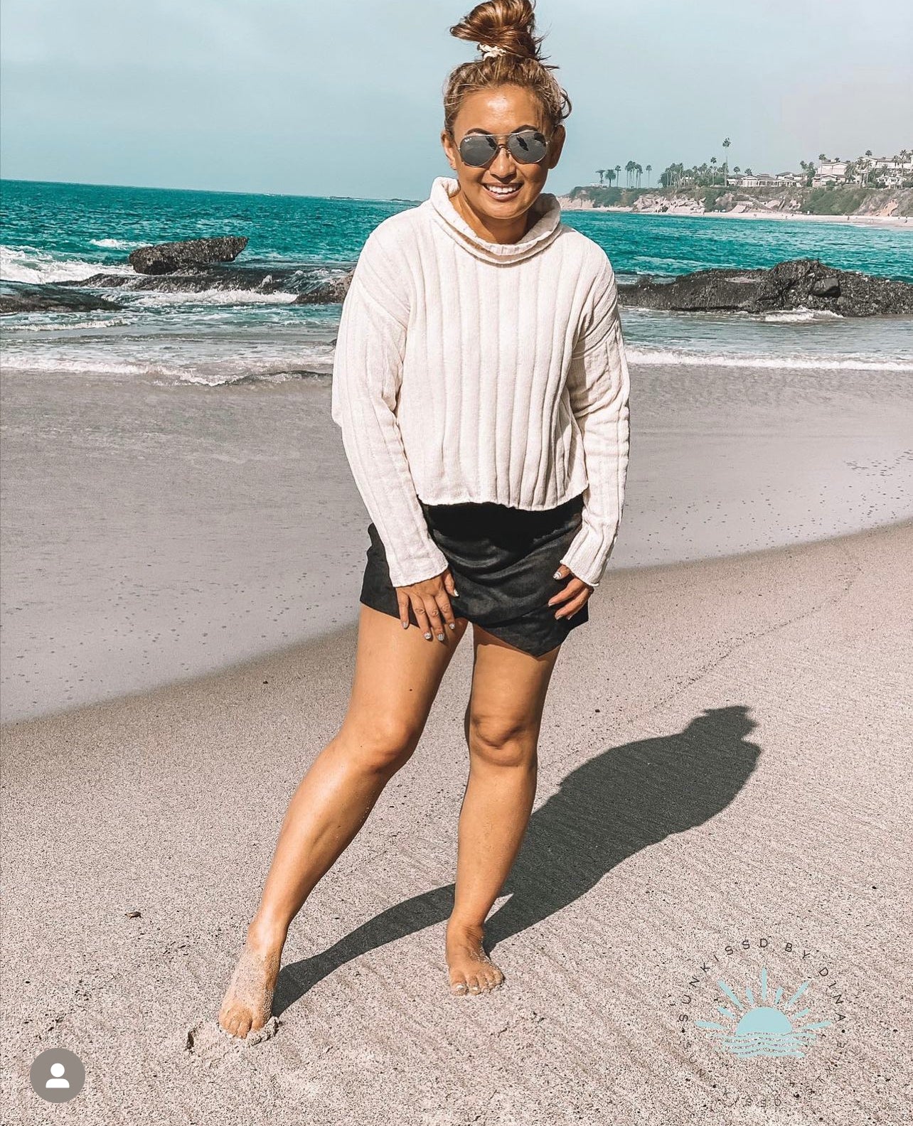 Vivian - Cream SOFT Cropped Sweater