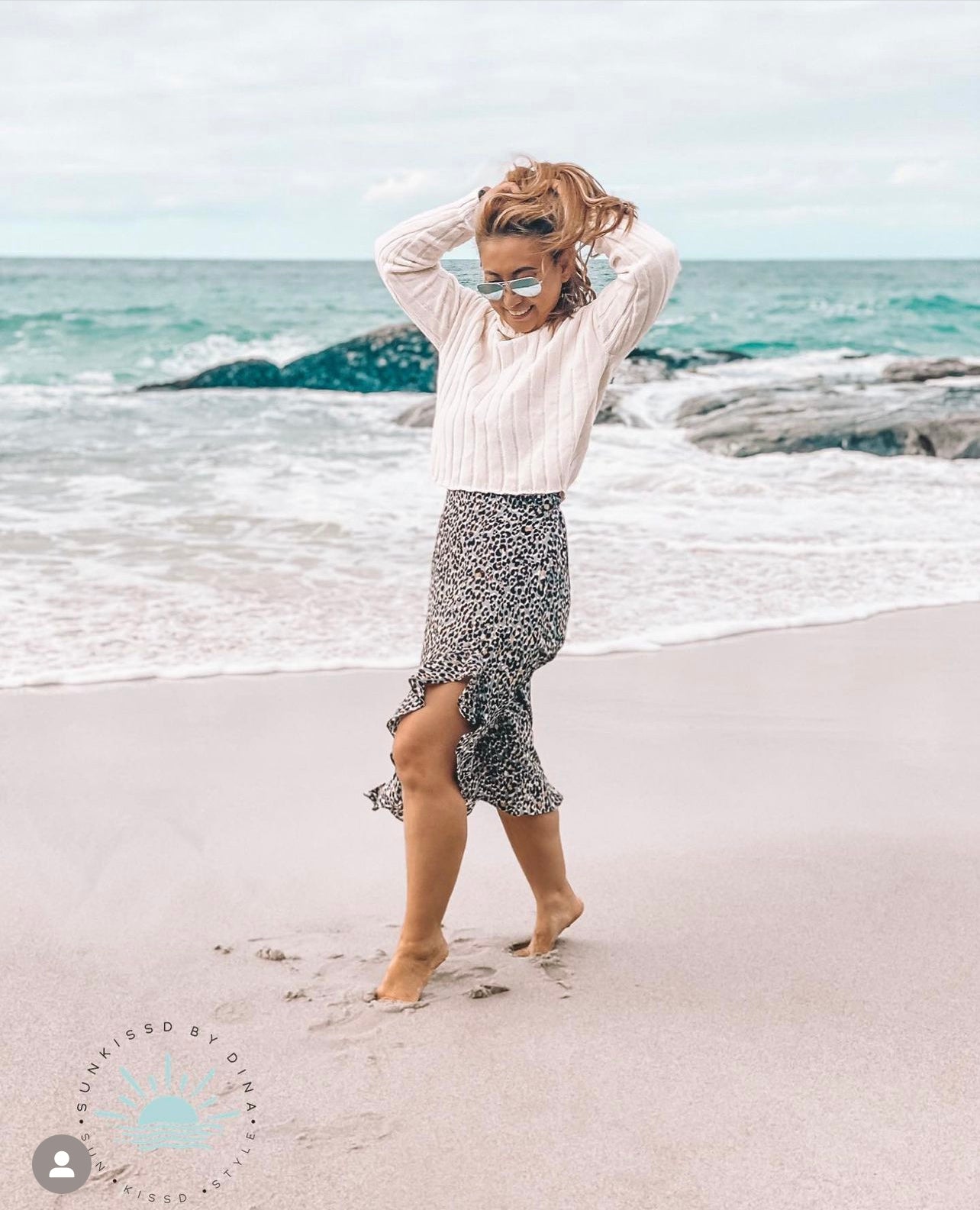 Vivian - Cream SOFT Cropped Sweater