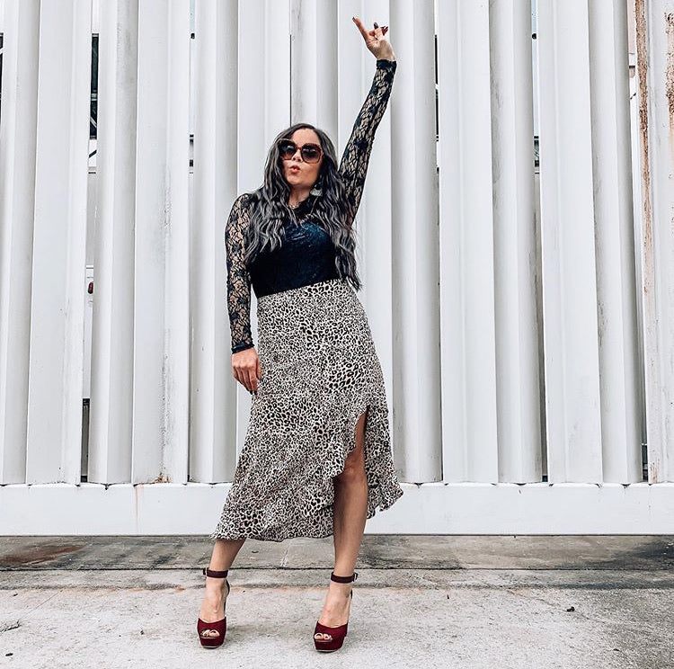 Lala - Black Sheer Lace Long Sleeve