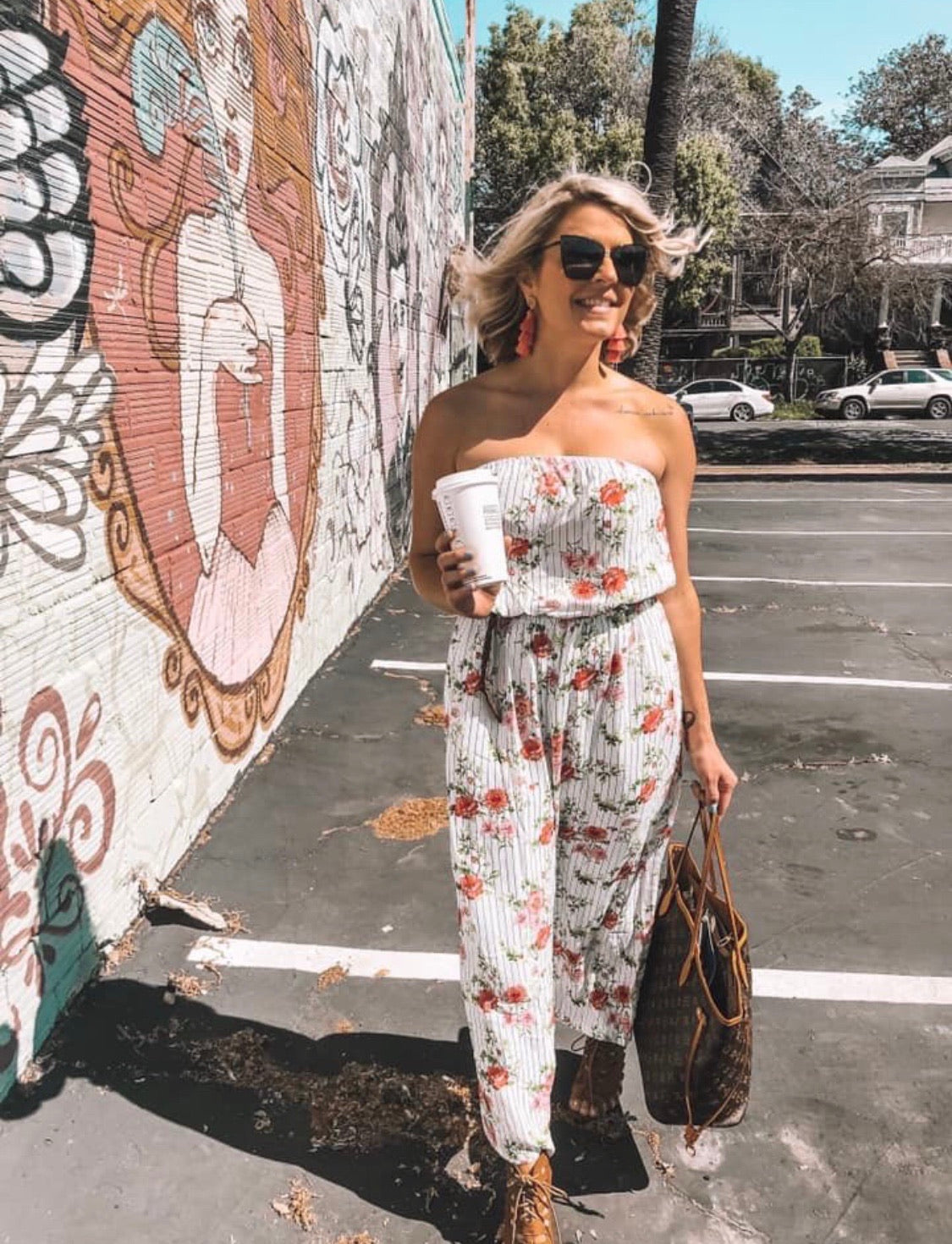 Paige - Floral Jumpsuit