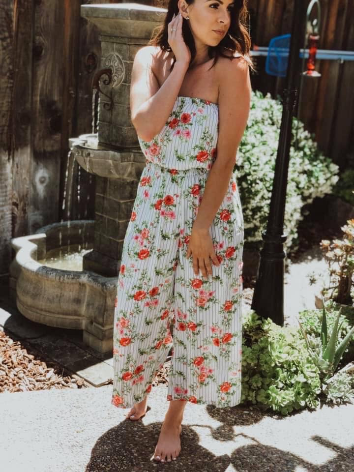 Paige - Floral Jumpsuit