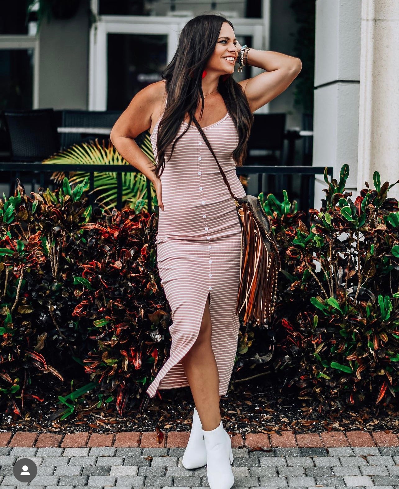 Lex - Striped Bodycon Dress