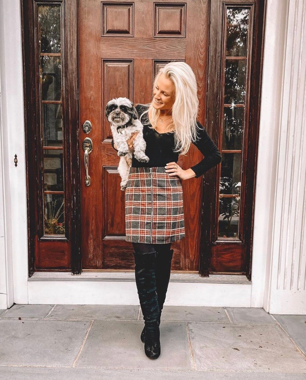 Niki - Plaid Skirt