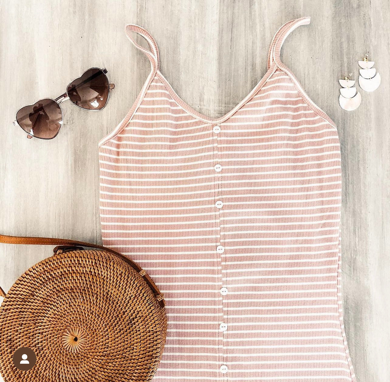 Lex - Striped Bodycon Dress