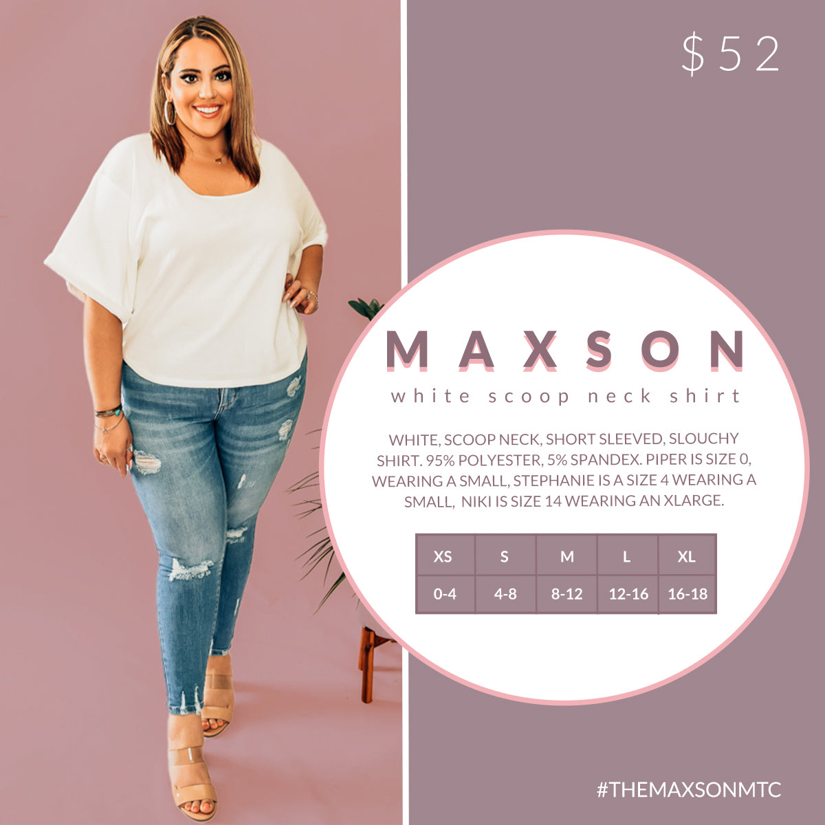 Maxson - Scoop Neck Shirt