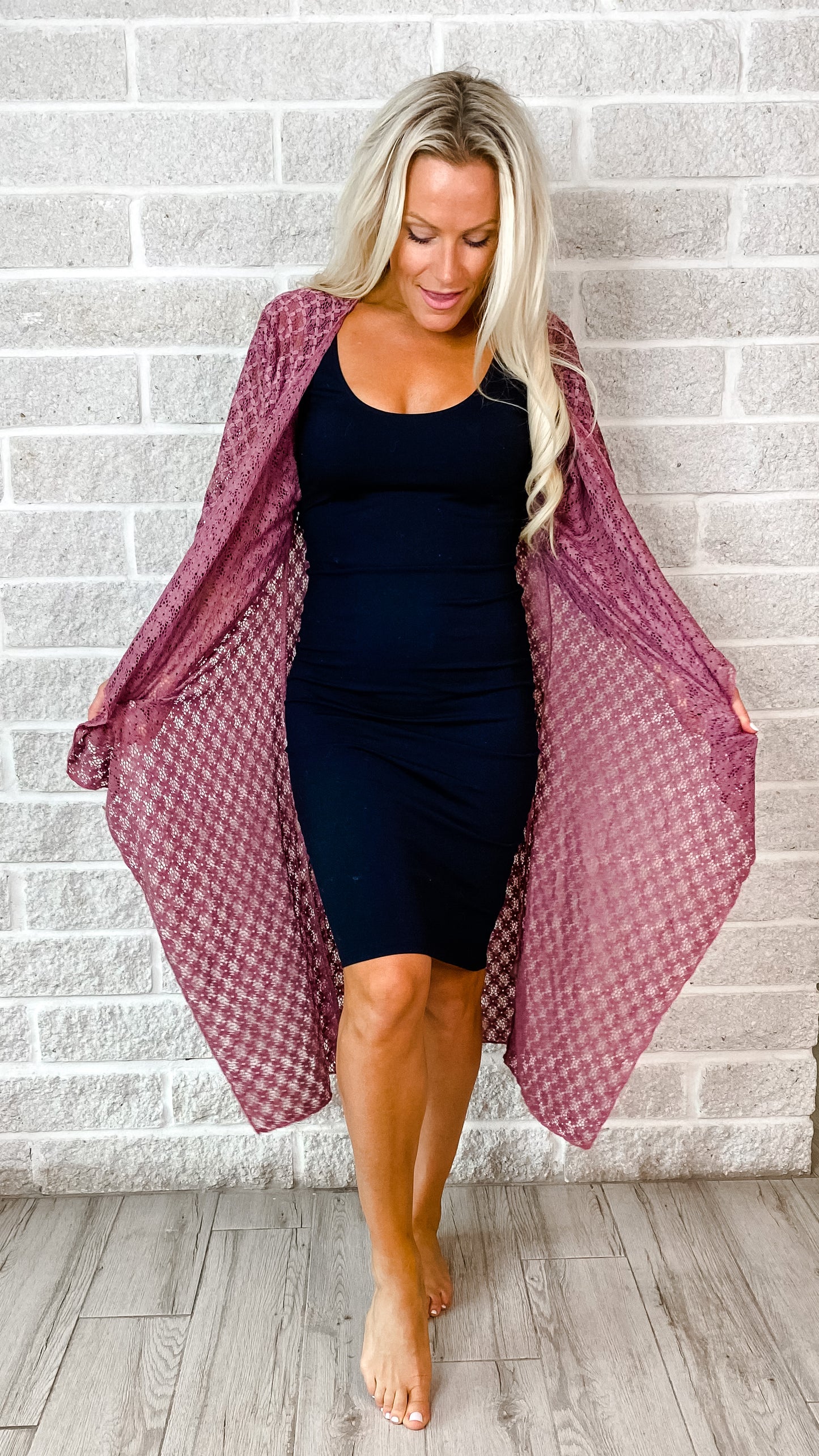 Mauve Kimono