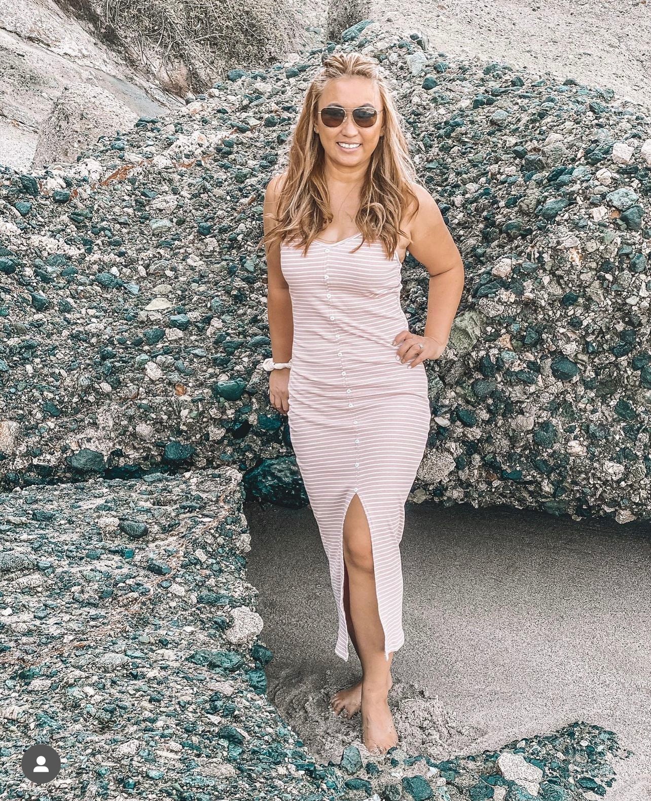 Lex - Striped Bodycon Dress