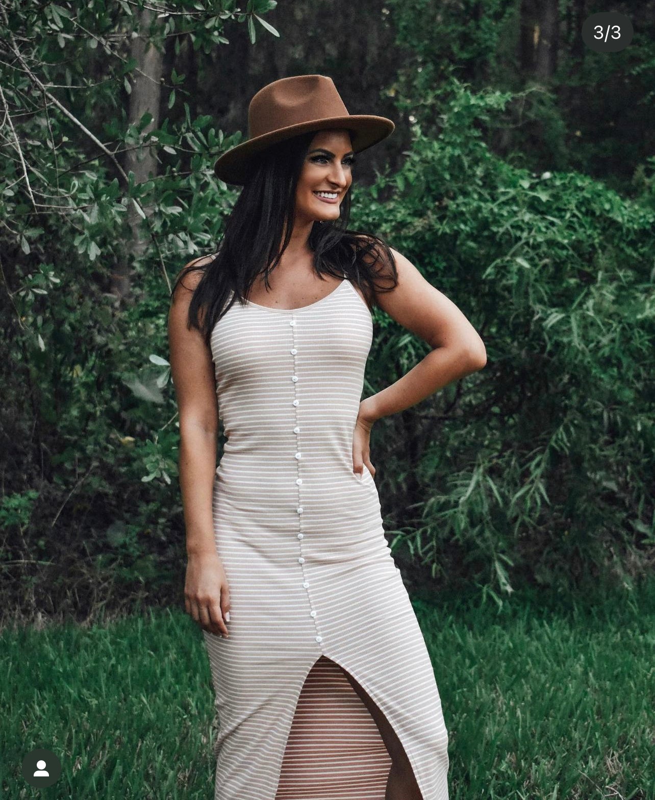 Lex - Striped Bodycon Dress