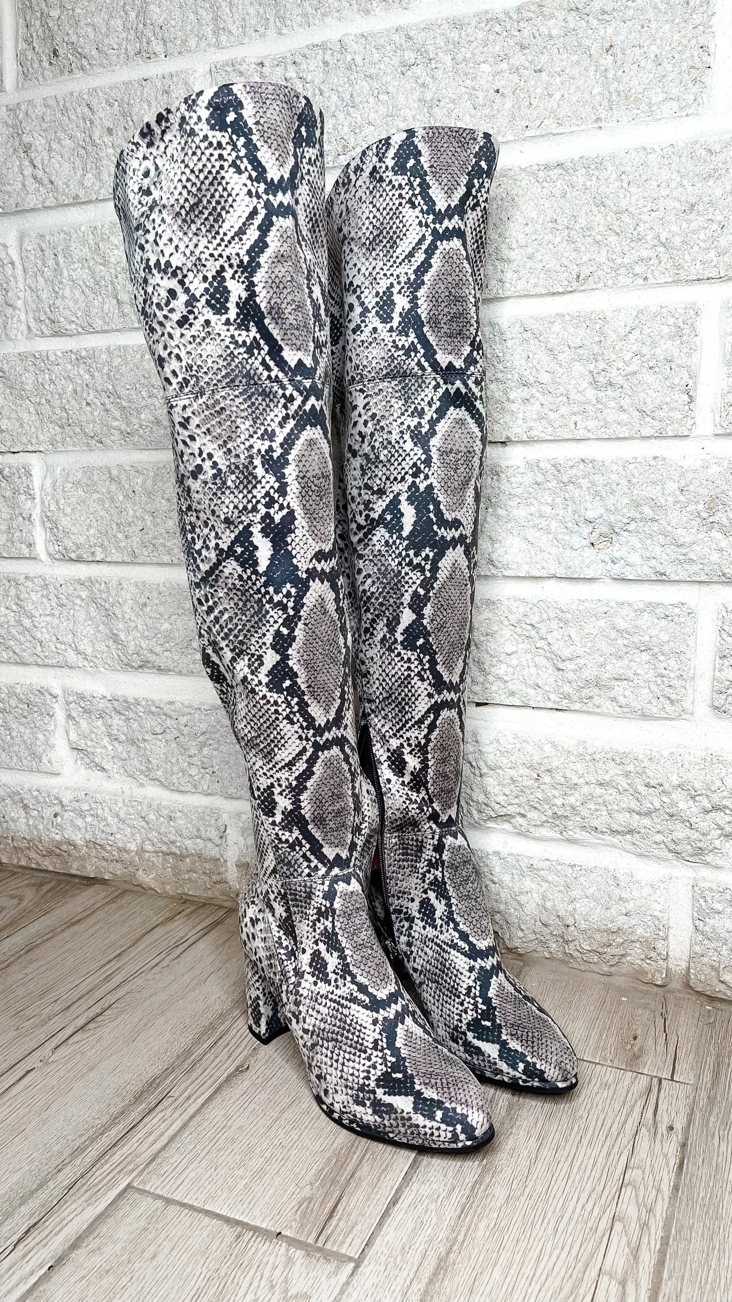 Marc Fisher Snake Skin Boots