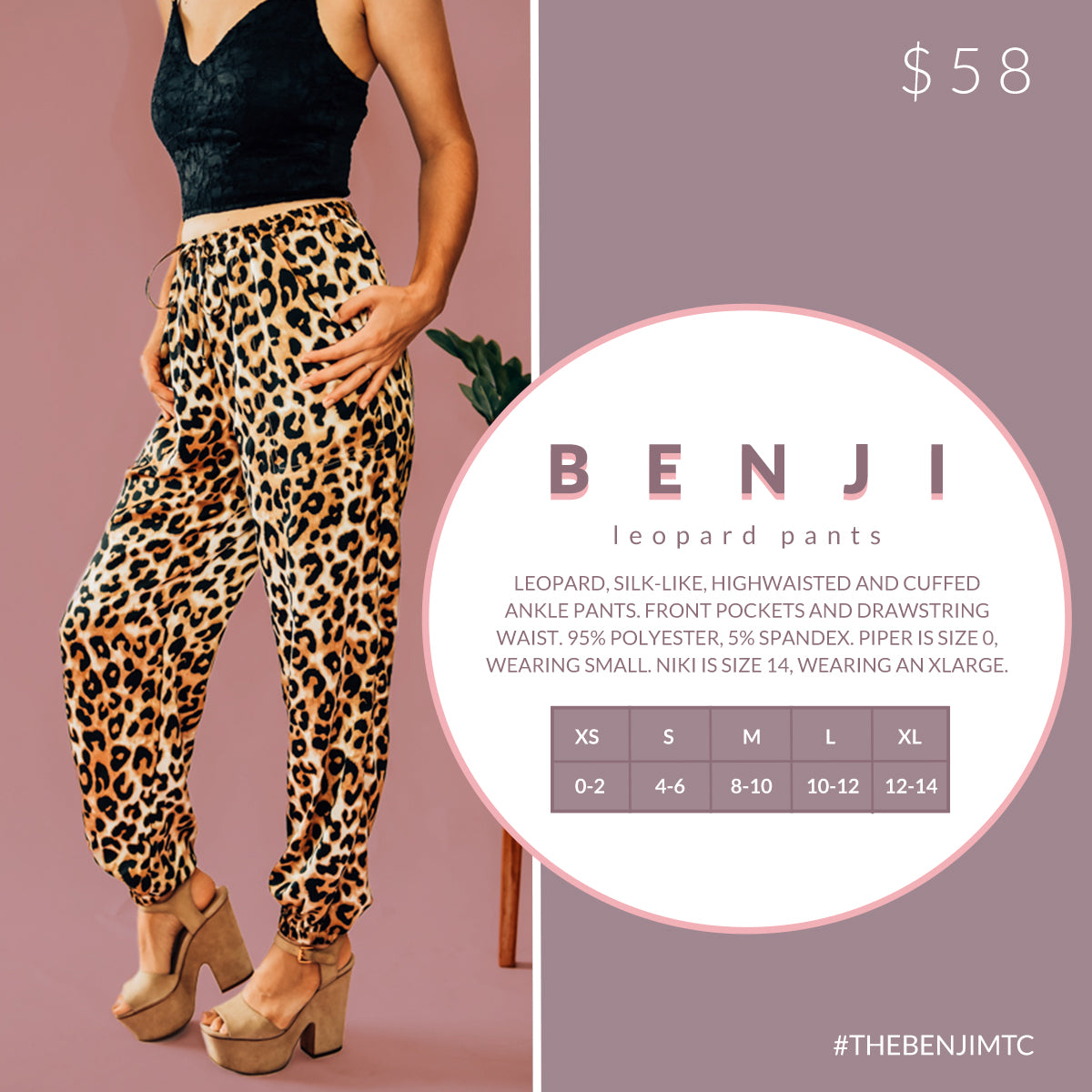 Benji - Leopard Pants